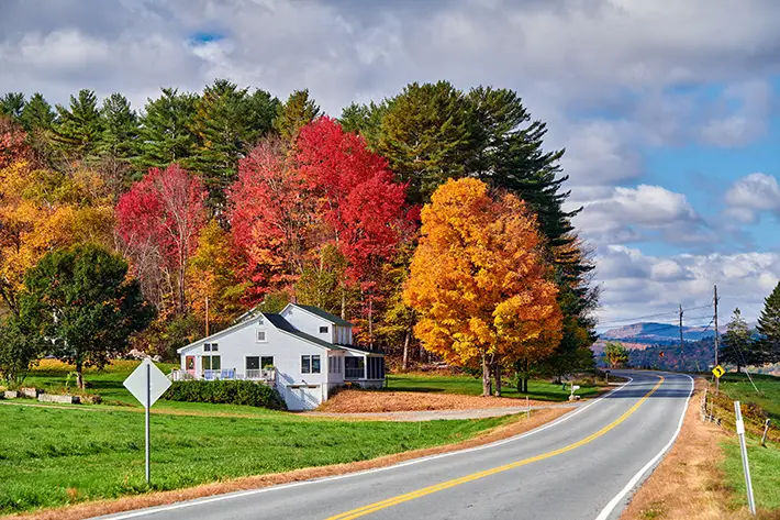 house beside the highway in new hampshire